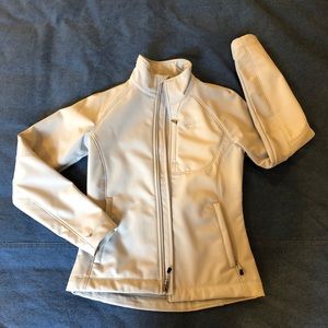 North Face water resistant coat, fleece lining. XS